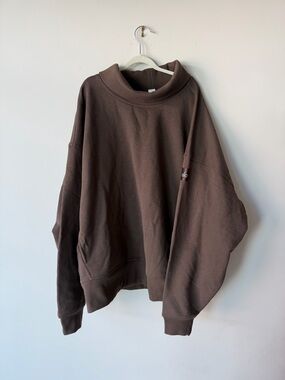 Alo Yoga M Hazy Mock Neck Pullover